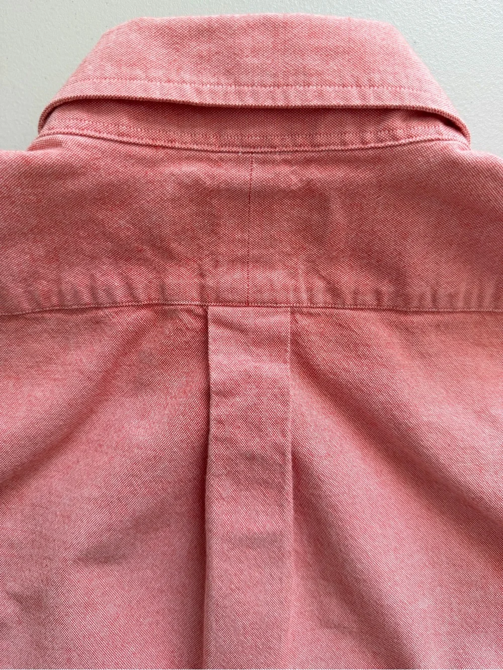 Ralph Lauren Slim Fit Stretch Oxford Shirt Coral Pink L